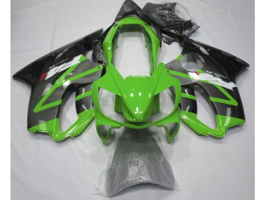 Verde Brillante & Gris 2004-2007 Honda CBR600 F4i Carenado Moto