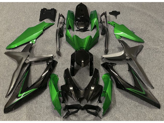 Verde Brillante & Verde R 2008-2010 Suzuki GSXR 600-750 Carenado Moto