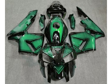 Verde Claro Intenso 2005-2006 Honda CBR600RR Carenado Moto