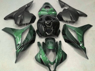 Verde Intenso Con Negro 2009-2012 Honda CBR600RR Carenado Moto