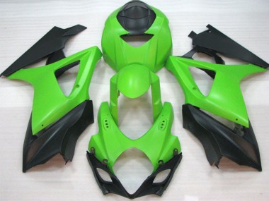 Verde Mate 2007-2008 Suzuki GSXR 1000 Carenado Moto