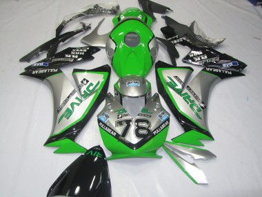 Verde Plata 2012-2016 Honda CBR1000RR Carenado Moto